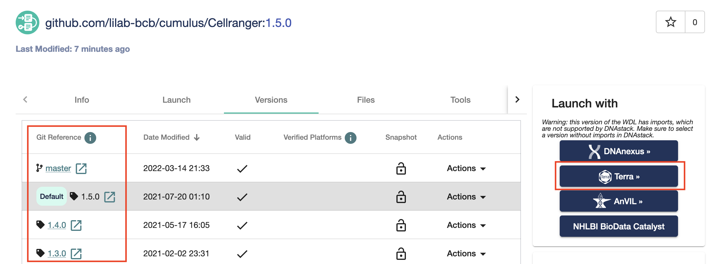 Import workflows to Terra — Cumulus 4.0.3 documentation